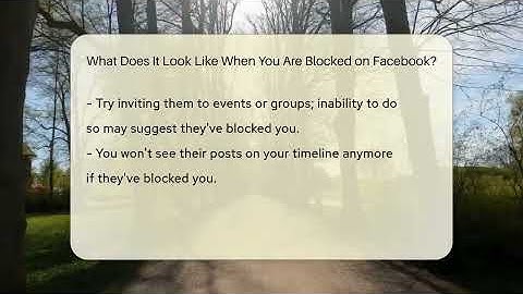 What Does It Look Like When You Are Blocked on Facebook? - Everyday-Networking
