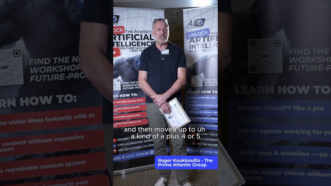 From Minus One to Confident with AI | Roger’s Workshop Feedback