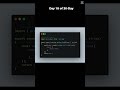 Day 18 of my 30 Day Code Snippet Challenge! NextJS, TailwindCSS, Shadcn,AuthJs,Prisma