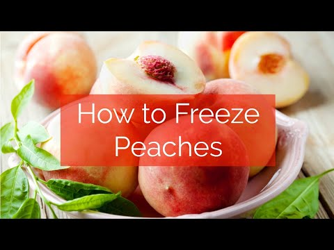 Come bloccare Pesche con frutta fresca