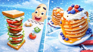 Sandwich Run 🆚 Pancake Run🧿🌺🌈Walkthrough Android IOS 2025 New Update Gameplay 8