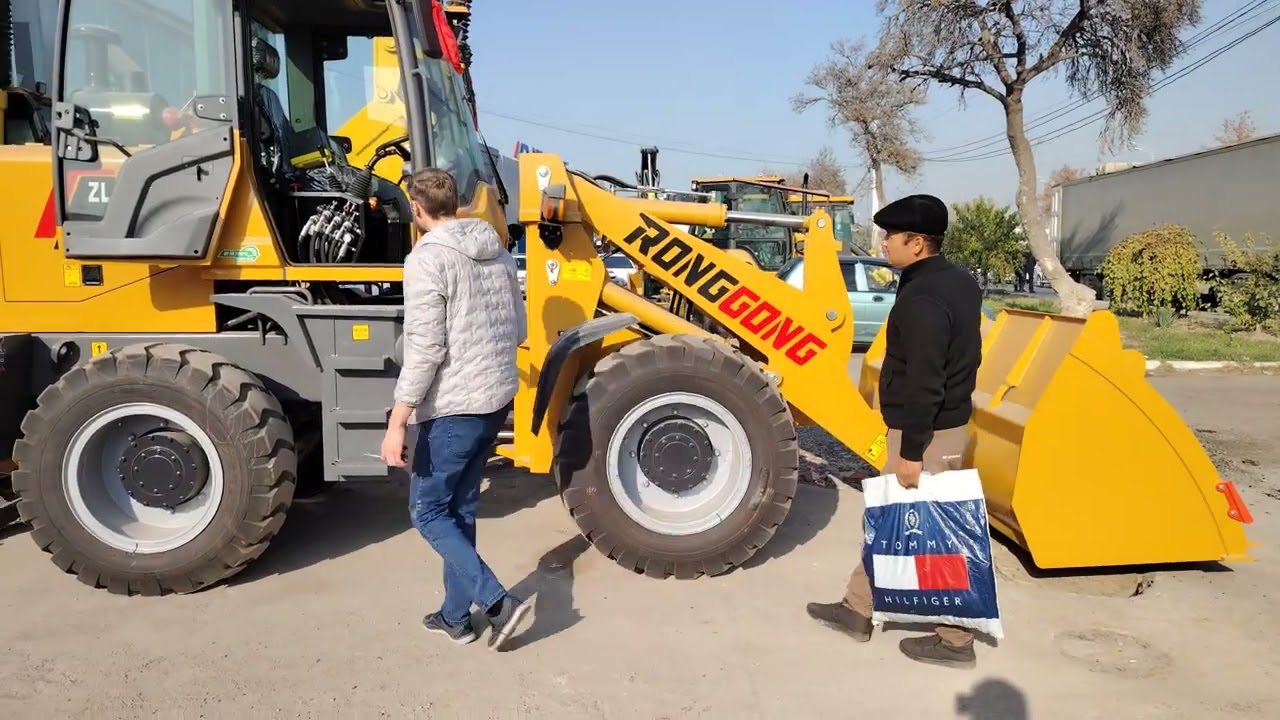 1,8m3 фронтальный погрузчикга бетономешалка улаб берамиз 