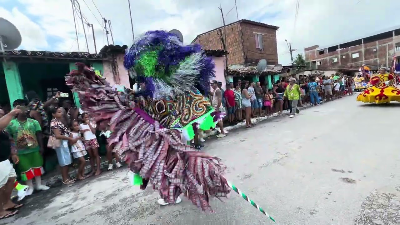 Chegada do Caboclo Natan Maracatu Pavão Dourado 2026