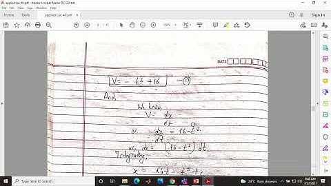 Lecture-41: Kinematics of particles and rigid bodies