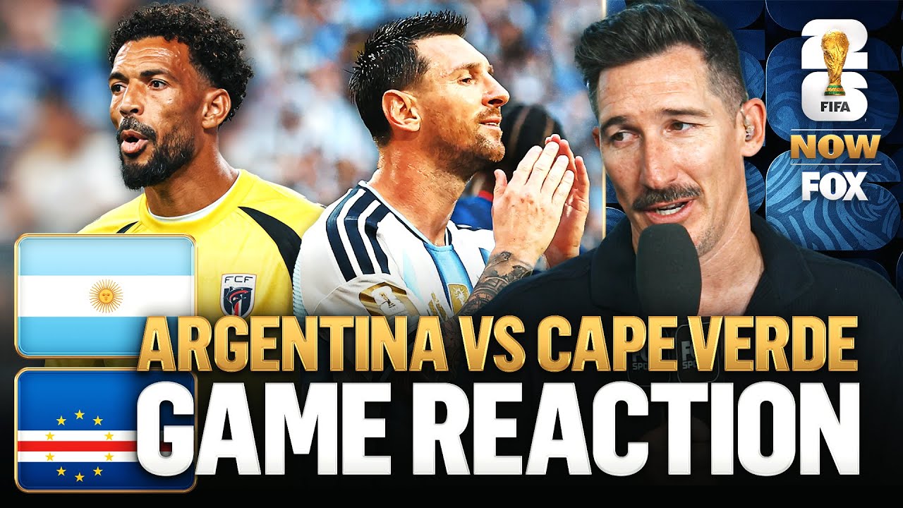 MESSI VS VOZINHA SHOWDOWN🚨 REACTION to Argentina's ELECTRIC 3-2 win vs Cape Verde