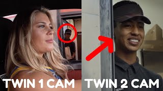 Identical Twins 2-Car DRIVE THRU Prank!! (Twin Swap)