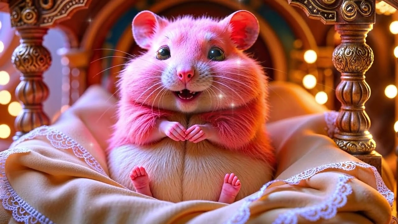 Sleep Instantly! Lullabies With A Cute Pink Hamster 