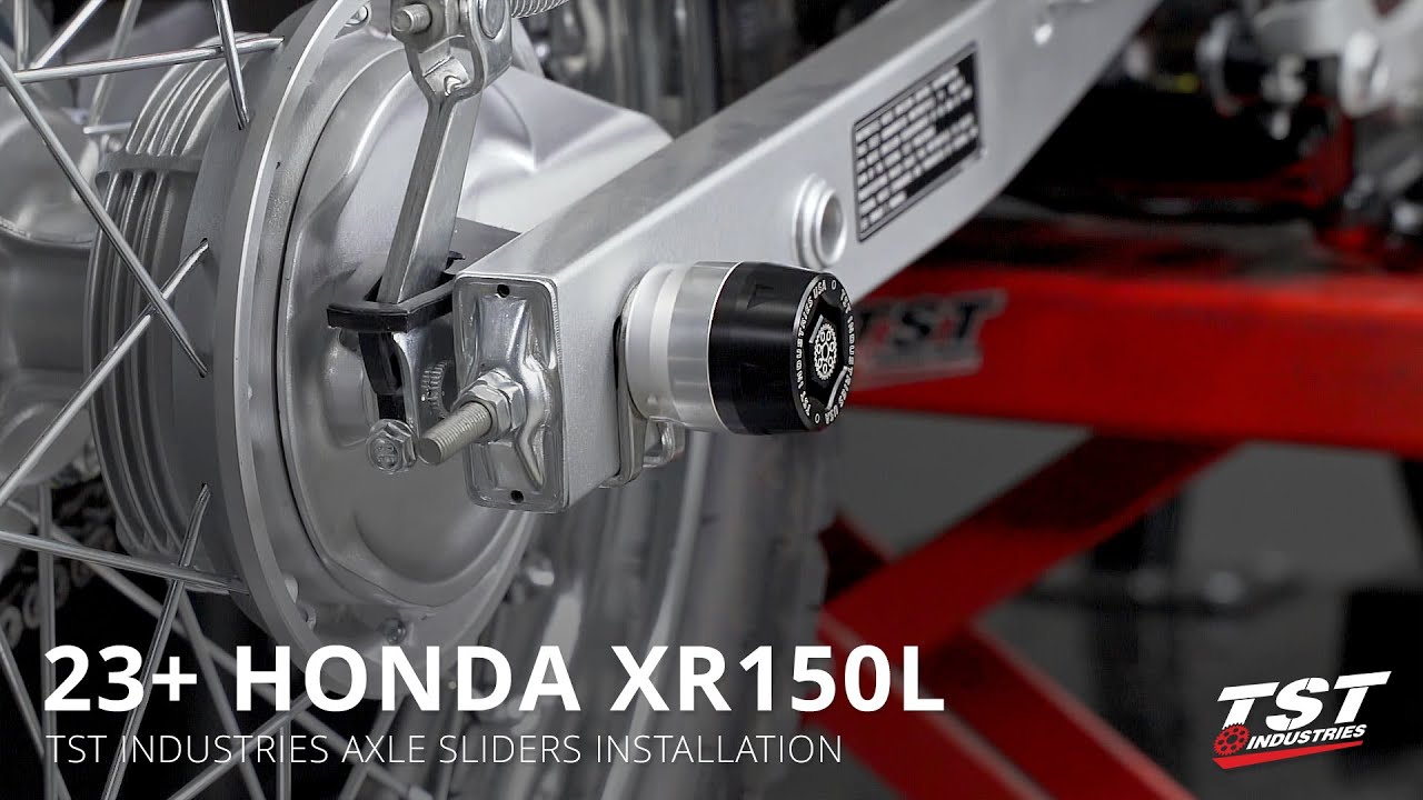 TST Rear Axle Slider Crash Protection | Honda XR150L 2023+