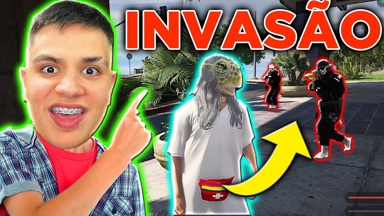 ROUBANDO ARM@S no GTA RP 😂 (Paulinho o LOKO)