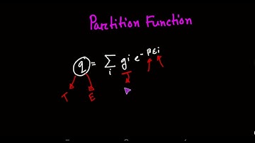 Partition Function | Statistical mechanics | Quantum Chemistry | OxyChem