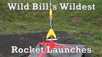 🚀Wildest Model Rocket Launches with Wild Bill Flynn | Estes Alpha III & Saturn V 1:200 Scale Rockets