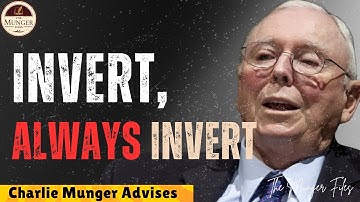 Charlie Munger: Invert, always invert (Legendary Speech)