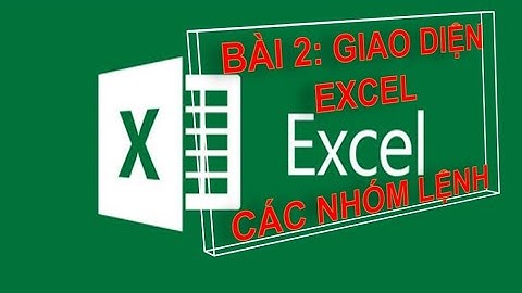 Excel online | giới thiệu giao diện Excel