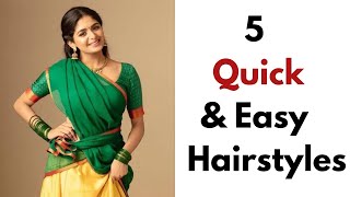 Quick &amp; Easy 2 Minute Hairstyle | Simple &amp; Cute Hairstyles for Medium Hair | KGS Hairstyles