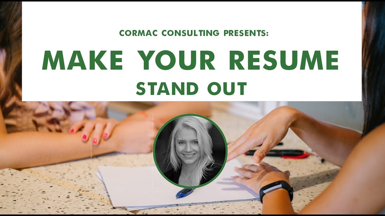 Make your resume stand out with these tips - YouTube