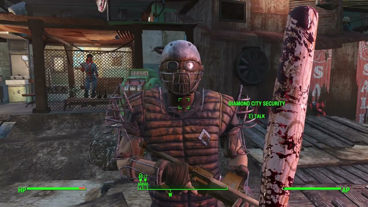 Diamond City Guards have Unique Dialogue for Taking Action