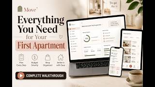 The Ultimate First Apartment Checklist (Complete Walkthrough & Demo) #firstapartment #checklist