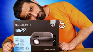 Zebronics PIXAPLAY 55 Full HD Native Projector Unboxing & Review | Born Creator screenshot 1