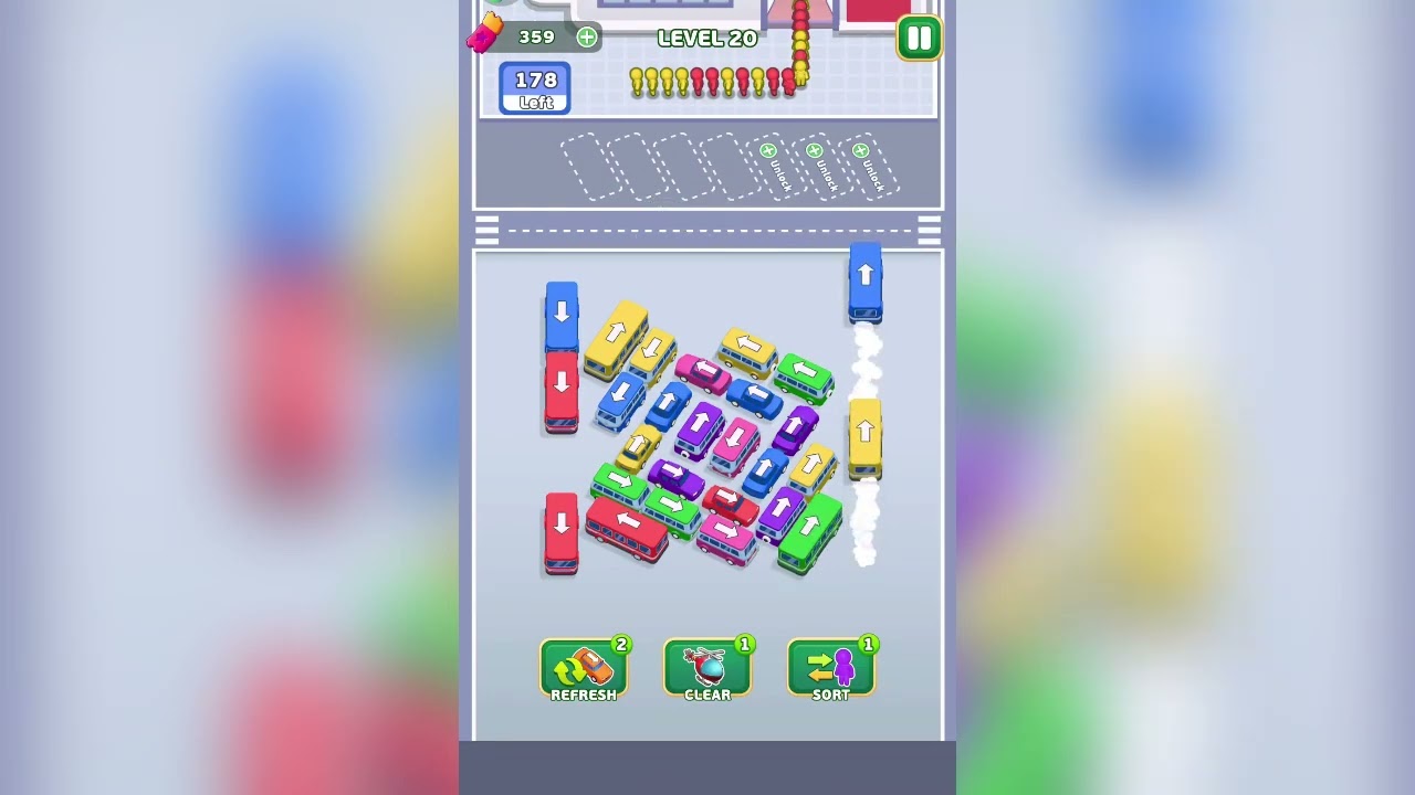 Bus Escape Traffic Jam Level 20 - YouTube Bus Escape Traffic Jam Level 20 - YouTube