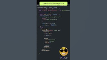 How to Create random joke Generator 😂🤣 | React Js #shorts #short #viral #ytshorts #reactjs
