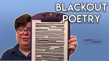 HCPL How To: Blackout Poetry