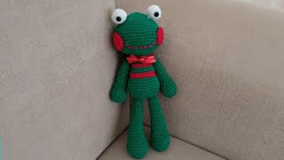 Amigurumi Kurbağa-3 Kol, Bacak, Göz, Ağız Yapımı