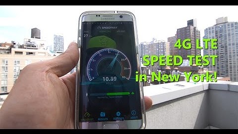 New York 4G LTE Speed Test! [AT&T/T-Mobile/Sprint/Verizon]
