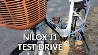 Nilox E-Bike J1 Test drive - YouTube