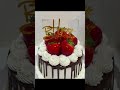 ❤️Pastel Blanco con  Mermelada  de Fresa 🍓 #shortvideo
