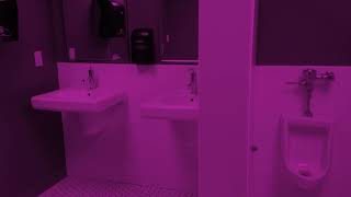 pink by léon but you're in the bathroom at a party and you're smoking blue & sipping red