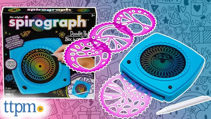  Spirograph — Deluxe Set — Spiral Art Drawing Kit — The Classic  Way to Make Countless Amazing Designs — For Kids Ages 8+ : Toys & Games