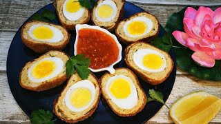 Nargisi kofta recipe/Nargisi kabab/Scotch egg/Chicken Nargisi Kofta kabab/মজাদার নার্গিসি কোফতা