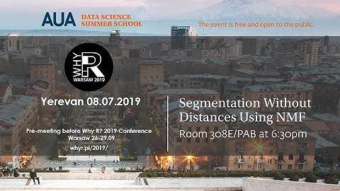 Segmentation Without Distances Using NMF