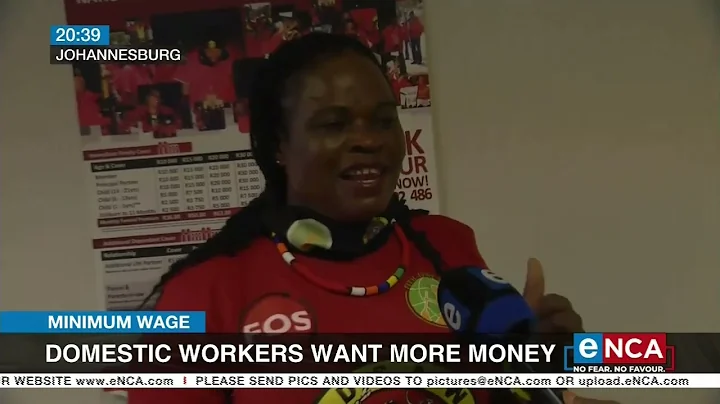Minimum Wage | Domestic workers want more money
