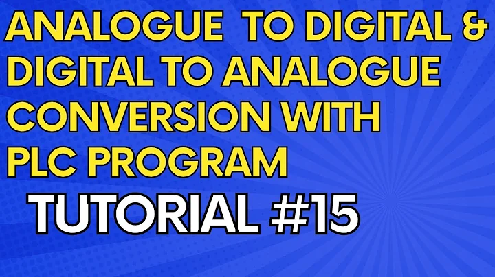 Analogue to digital & digital to analogue conversion with Mitsubishi PLC Fx-2N-4AD@Tech Reveals