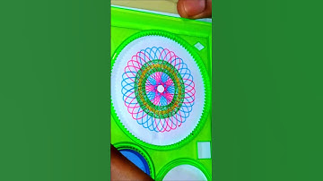Beautiful Spiro art video | new ideas great | easy and simple #spirograph #drawing #relaxing #satis