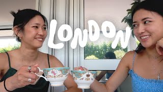 eating through london (borough market, afternoon tea, wimbledon) 🫖 travel diaries