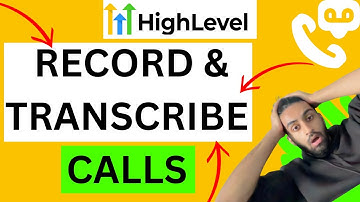 GoHighLevel: How To Set-Up A Call Recording and Transcription (step by step tutorial) !