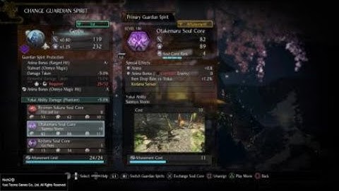 Nioh 2 Onmyo build equipment