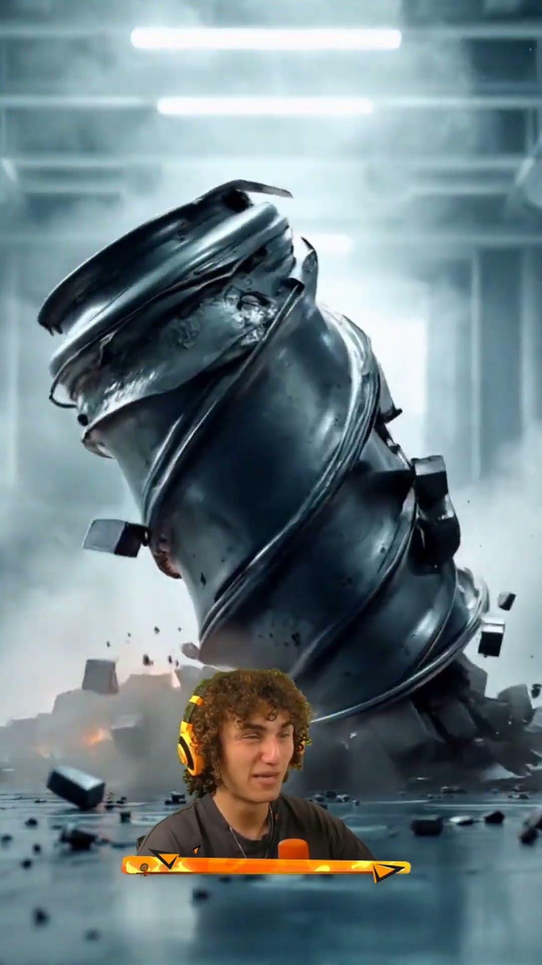 Metal Barrel IMPLODES and Turns Into ORB!?