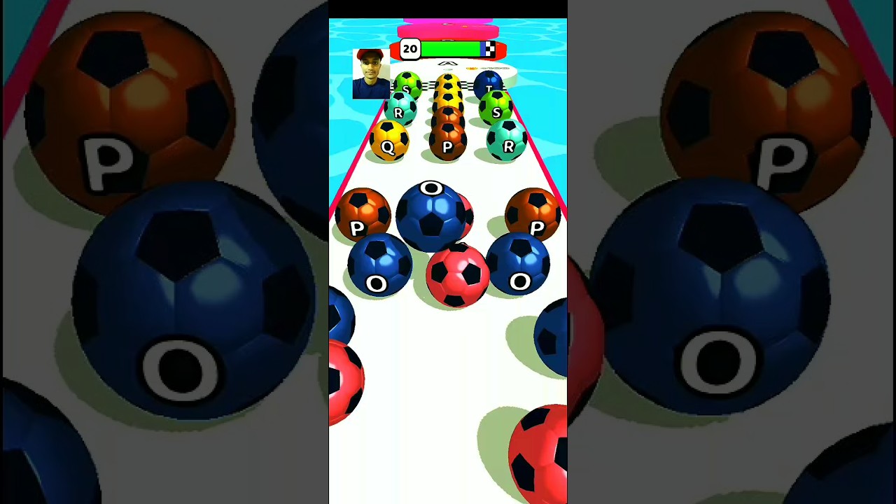 🔠AZ Run - 2048 ABC Runner (Level-20) Relaxing ASMR Puzzle Ball Runner Game 