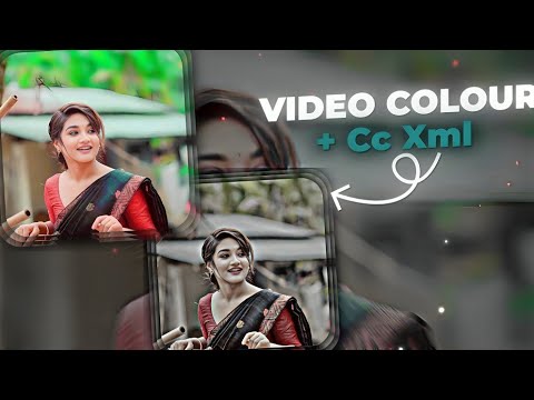 Video colourgrading xml