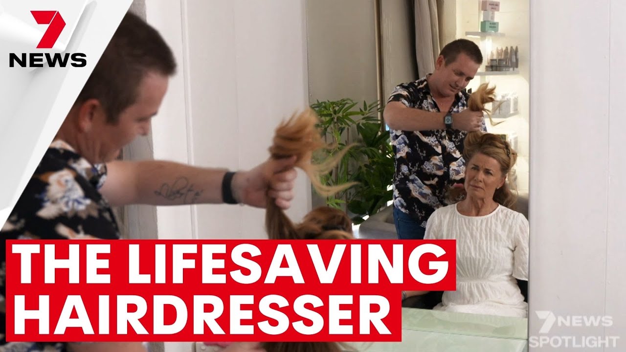 The Queensland hairdresser saving lives every cut 7NEWS Spotlight