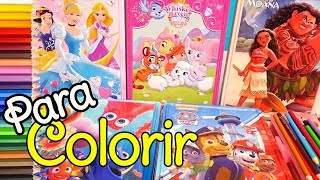 Desenhos para Colorir Moana, Patrulha Canina, Princesas Disney, Palace Pets -Brinquedonovelinhas screenshot 1