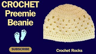 🧶 Premature Baby Granny Stitch Beanie - Preemie Beanie #baby | Crochet Rocks by Crochet Rocks 117 views 5 days ago 21 minutes