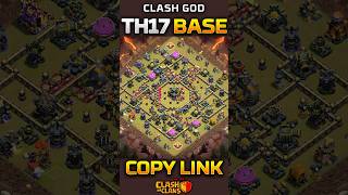 ONLY 1 STAR TH17 CWL BASE + WAR BASE LINK🥶| TH17 NEW WAR BASE | CLASH OF CLANS TH17 BASE LINK🤯