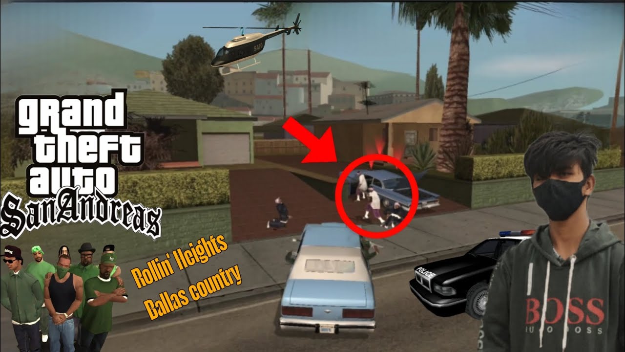GTA San Andreas Rollin' Hcights Ballas country 🙂 episode 3 @AllgamingAlll 