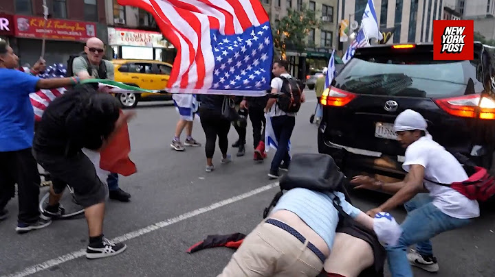 Clashes erupt at massive NYC protest against US support for Israel