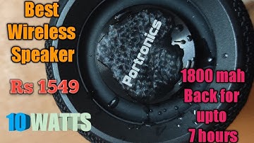 Portronics Sound Drum | Sound Test | Unboxing & Reviews | Best Speaker Under 2K | 1800 mah Battery😎