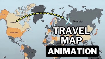 Travel Map Animation In Capcut (NEVER MISS THIS)